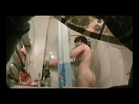 my aunt caught in shower