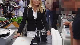 Pawning milf sucking dick for extra cash