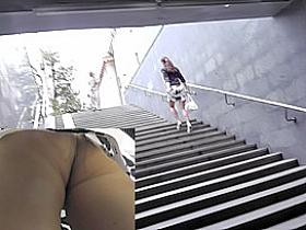 Unrepeatable accidental upskirt video with mature