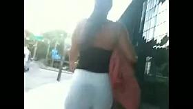 Sexual Latina baby show big ass