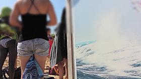 JEUNNNE SEURFEUSE BIARITZ. JADORE SON SOURIRE PERVERS