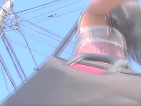 Candid Upskirt in Bucharest