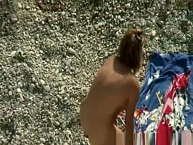 Two nude women with shaved pussies