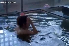 Sights from asian female pool