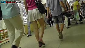 Beauties public upskirt discharged on the camera