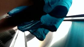 outdoor escalator upskirt