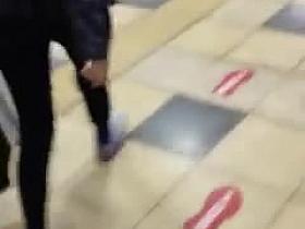 public cum on girl public