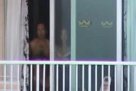 Hotel neighbour balcony guy 2