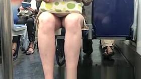 Upskirt at the metro