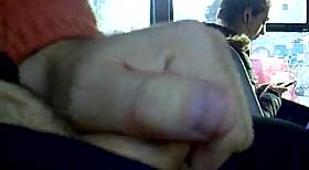 masturbation in bus