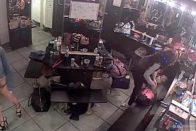 Striptease dancers go nude in the backstage