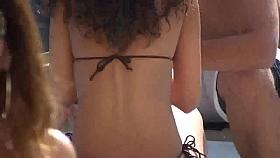 Beautiful girl in hot bikini