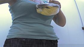 Spy Cam, Beach, Changing Room Scene