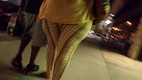 Voyuer SSBBW in spandex wobble