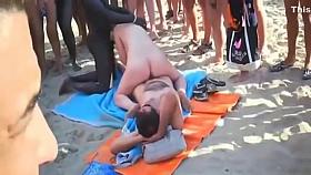 nude beach crowd pleasers