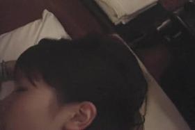 Playful Jap dicked and creampied in voyeur massage video