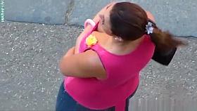 Boobs in the big neckline