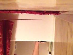 My mom nice brown nipples, with amazing bush