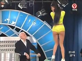 Sporty Latina captivates on television