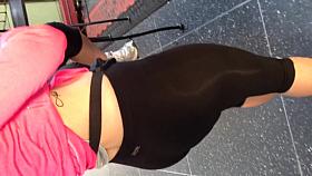 Nice Milf booty in spandex