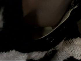 Real down blouse asian teen with great hard nipples