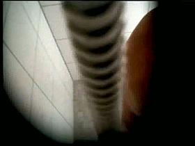 Mature woman washing her pussy on shower spy cam