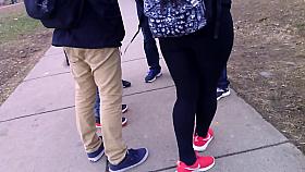 Fat Latin Teen Ass In Tights After School!!!!