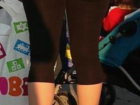 Young Ass in black see thru thights (Part 1 of %)