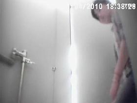 Hairy beaver pissing in closeup