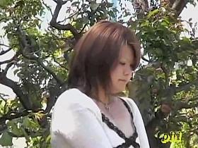 Boob sharker takes his chance while she is not looking