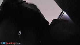 Quick upskirt peek taken on the camera