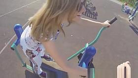 Pulled young euro fucked from behind in POV