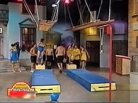 Amateur titties exposed in a reality show