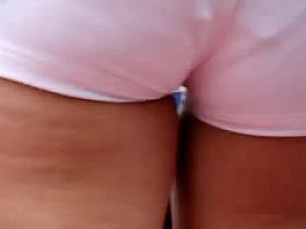 Big Ass Candid Booty Shorts Thick Legs