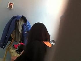 Spying incredible sex through a window