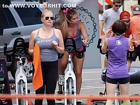 Like she is fucking the bicycle