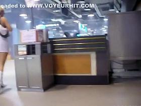 Irresistible ass in an upskirt view