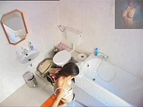 girlChanging For And After Shower