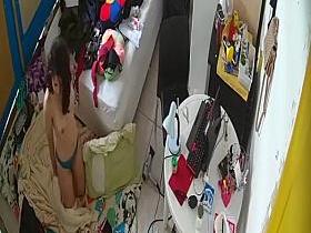 Young girl in the room