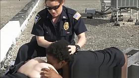 Voyeur Criminal Sexually Used By Dick Hungry Milf Cops