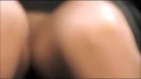 Slutty girl is not wearing any panties underneath her black skirt