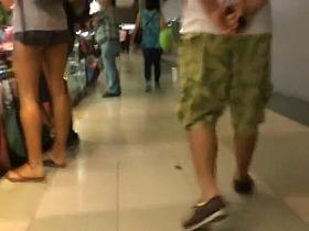 Tattooed girl got an impressive cameltoe