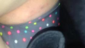 Polkadot up skirt nice ass 2