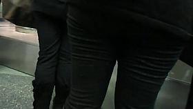 Candid Ebony Ass Milf