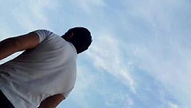 Turkish pantyhose upskirt on stairs