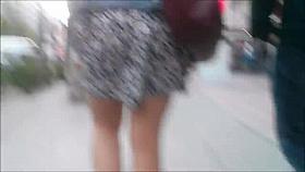 My first upskirt video :)
