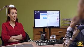 Loan Agent Gets Access To A Beautiful Pussy