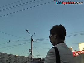 Taut slender panties on hot hotty