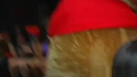 Voyeur amateur doggystyled at stripper party