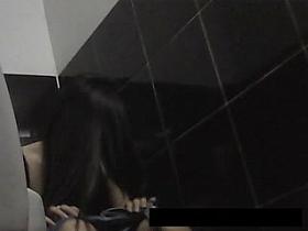 beautiful girl in toilet vietnam